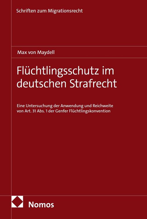 Produktbild: Fl&uuml;chtlingsschutz im deutschen Strafrecht