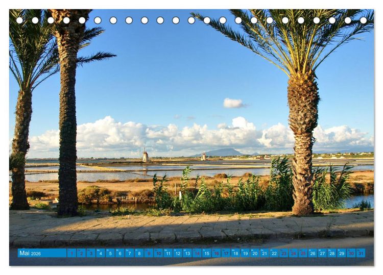 Produktbild: Sizilien - Traum im Mittelmeer (Tischkalender 2026 DIN A5 quer), CALVENDO Monatskalender