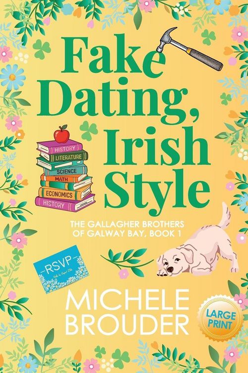 Produktbild: Fake Dating, Irish Style (The Gallagher Brothers of Galway Bay Book 1) Large Print Paperback