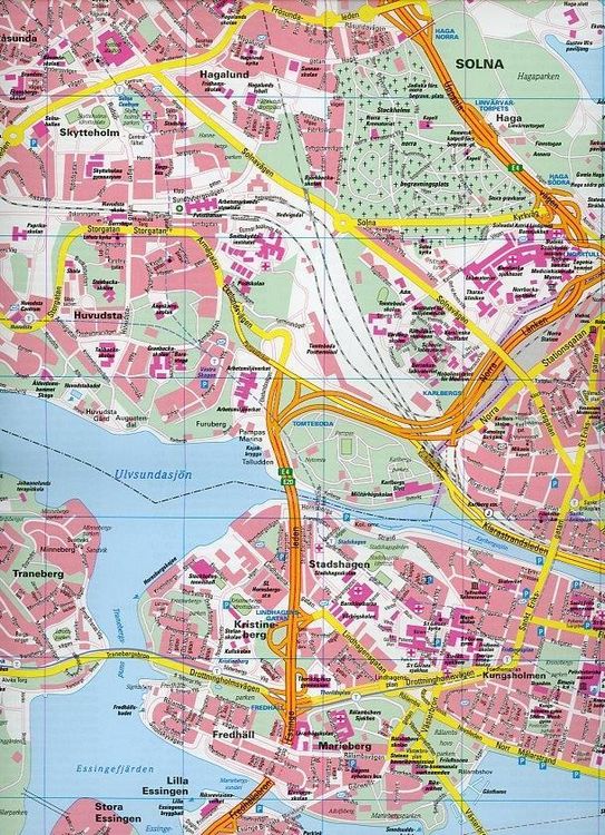 Produktbild: freytag & berndt Stadtplan Stockholm 1:15.000