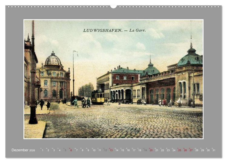 Produktbild: Historische Bahnh&ouml;fe (Wandkalender 2026 DIN A2 quer), CALVENDO Monatskalender