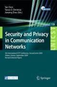 Produktbild: Security and Privacy in Communication Networks