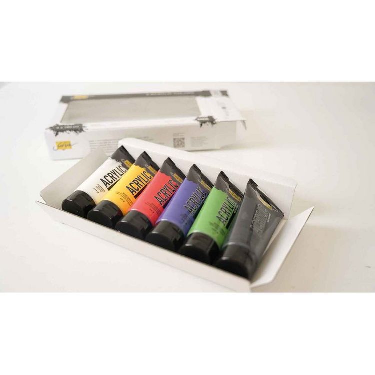 Produktbild: KREUL SOLO GOYA Acrylic 100 ml Tuben 6er Set