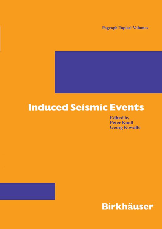 Produktbild: Induced Seismic Events