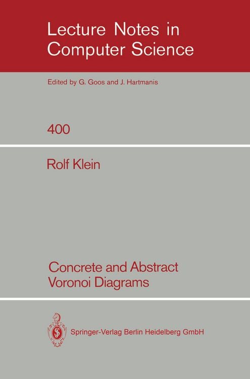 Produktbild: Concrete and Abstract Voronoi Diagrams