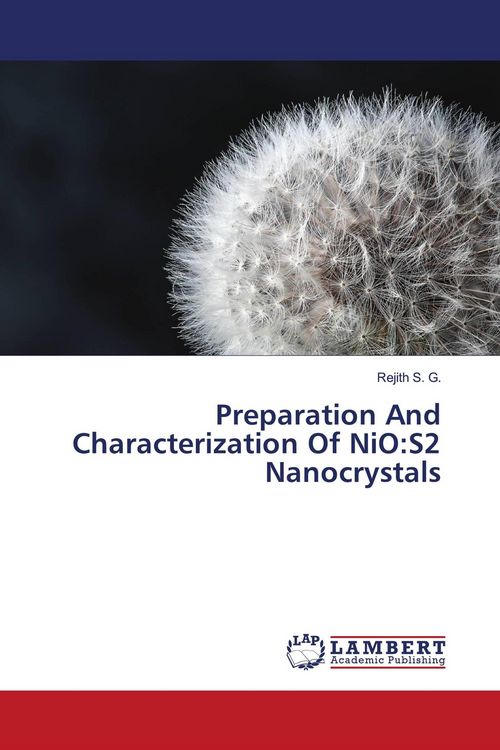 Produktbild: Preparation And Characterization Of NiO:S2 Nanocrystals