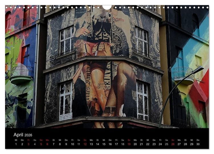 Produktbild: Urbane Kunst - Streetart 2026 (Wandkalender 2026 DIN A3 quer), CALVENDO Monatskalender
