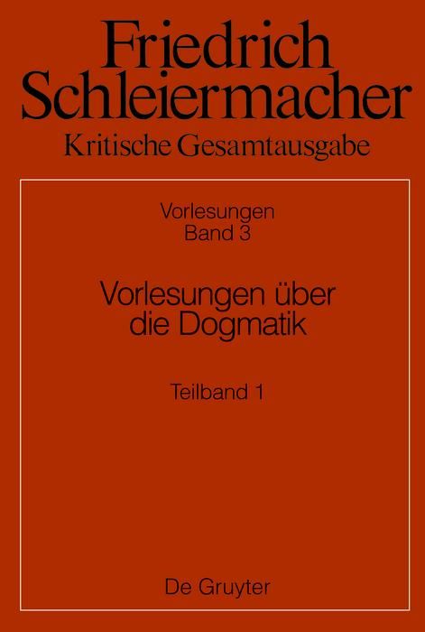 Produktbild: Vorlesungen &uuml;ber die Dogmatik