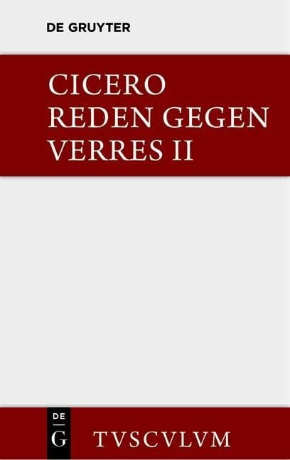 Produktbild: Die Reden gegen Verres / In C. Verrem