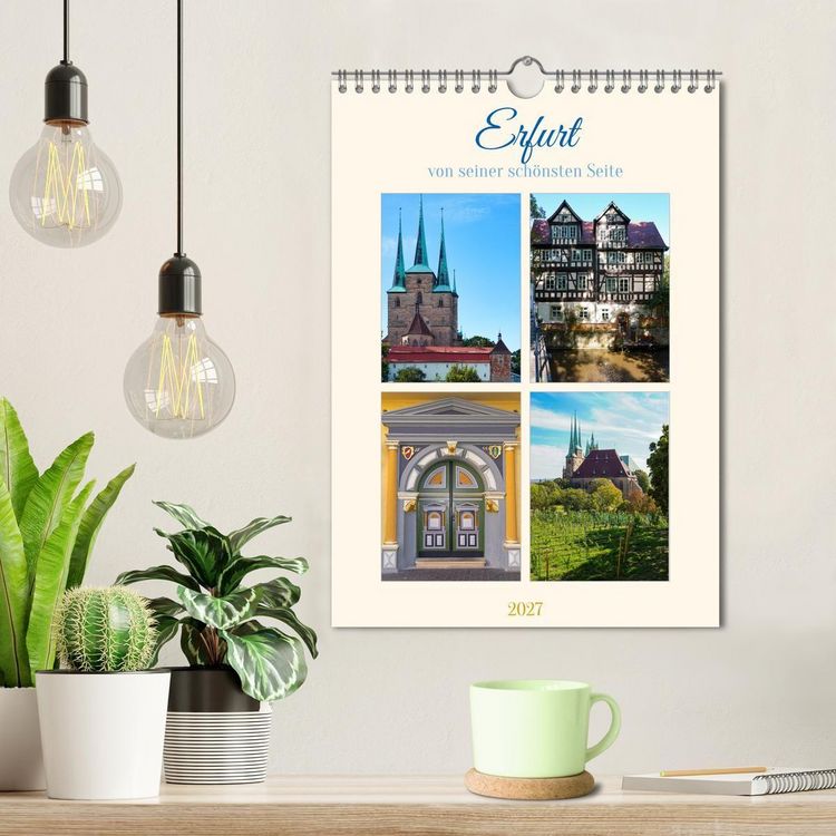 Produktbild: Erfurt von seiner sch&ouml;nsten Seite (Wandkalender 2027 DIN A4 hoch), CALVENDO Monatskalender
