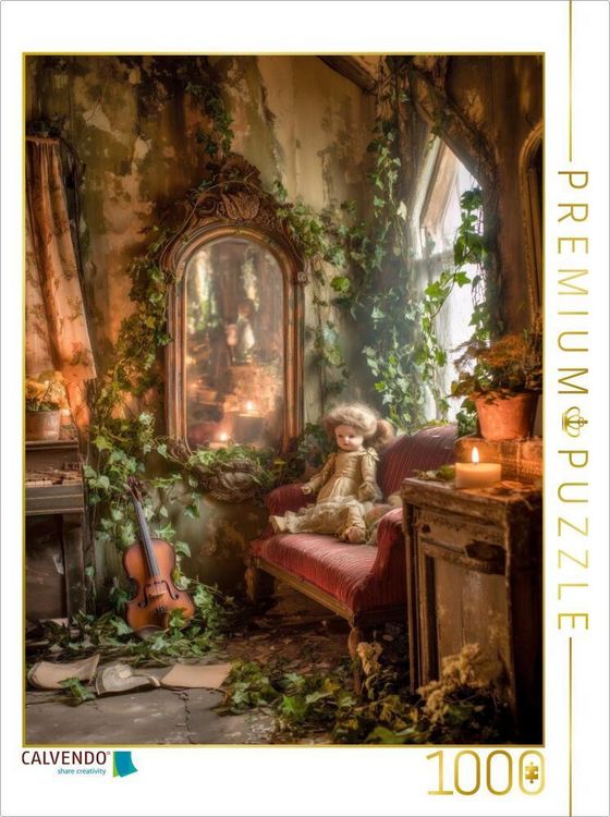 Produktbild: CALVENDO Puzzle Der Spiegel zeigte nicht die Wahrheit, sondern die M&ouml;glichkeit | 1000 Teile Lege-Gr&ouml;&szlig;e 64x48cm Foto-Puzzle f&uuml;r gl&uuml;ckliche Stunden