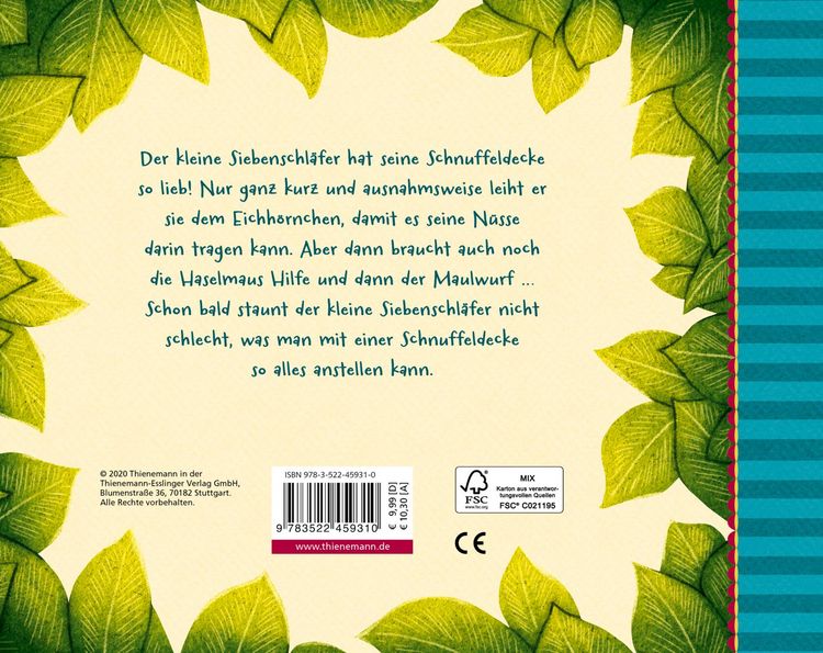 Produktbild: Der kleine Siebenschl&auml;fer 3: Die Geschichte vom kleinen Siebenschl&auml;fer, der sein