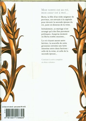 Produktbild: Le coeur et le devoir : pack tomes 1 et 2
