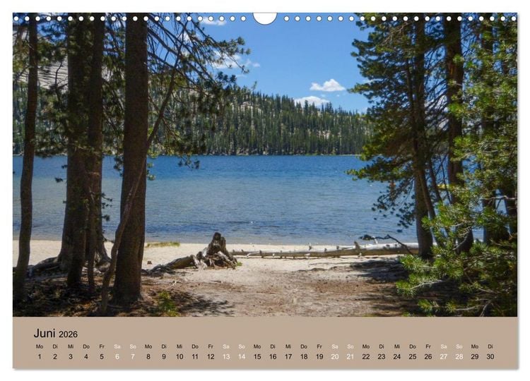 Produktbild: Yosemite, Entlang der Tioga Road (Wandkalender 2026 DIN A3 quer), CALVENDO Monatskalender