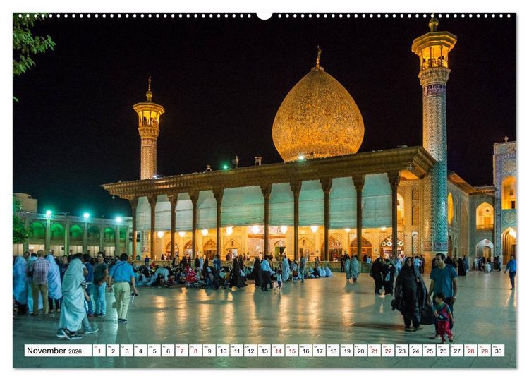 Produktbild: St&auml;dte des Irans - Shiraz (Wandkalender 2026 DIN A2 quer), CALVENDO Monatskalender