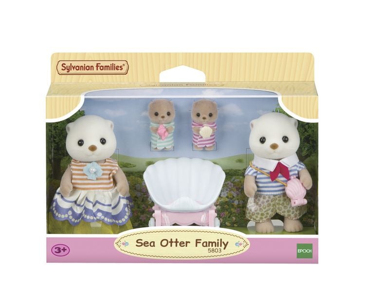 Produktbild: Sylvanian Families 5803 - Sea Otter Family, Seeotter Familie, Spielset