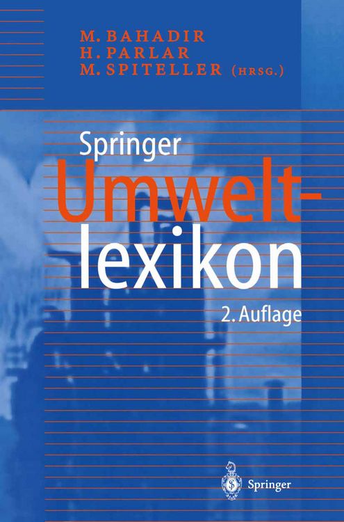 Produktbild: Springer Umweltlexikon