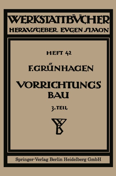 Produktbild: Der Vorrichtungsbau