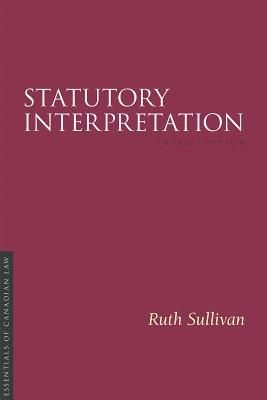 Produktbild: Statutory Interpretation 3/E
