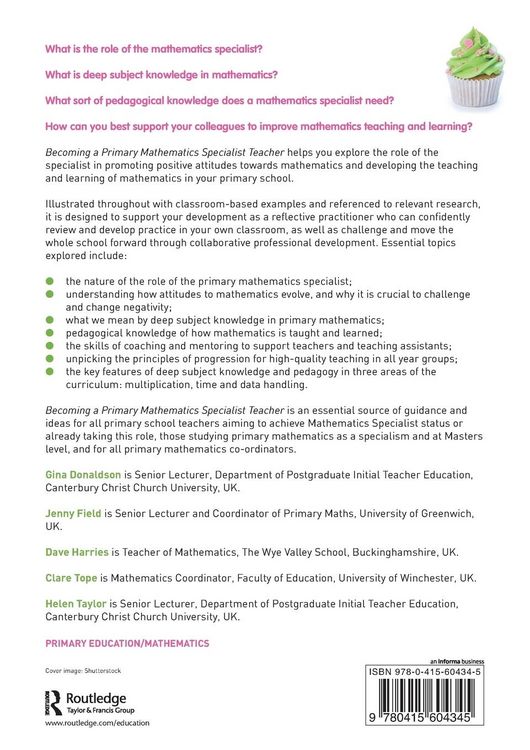 Produktbild: Becoming a Primary Mathematics Specialist Teacher