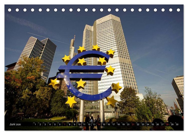 Produktbild: Frankfurt am Main (Tischkalender 2026 DIN A5 quer), CALVENDO Monatskalender