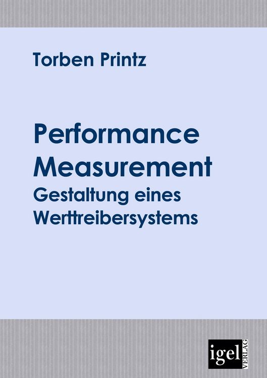 Produktbild: Performance Measurement