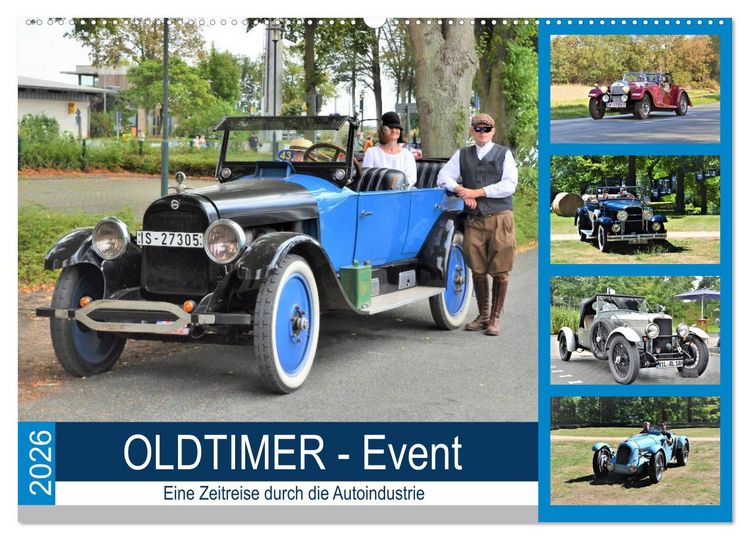 Produktbild: OLDTIMER-Event (Wandkalender 2026 DIN A2 quer), CALVENDO Monatskalender
