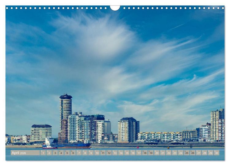 Produktbild: Zeeland - Wasser, Sand und Meer (Wandkalender 2026 DIN A3 quer), CALVENDO Monatskalender