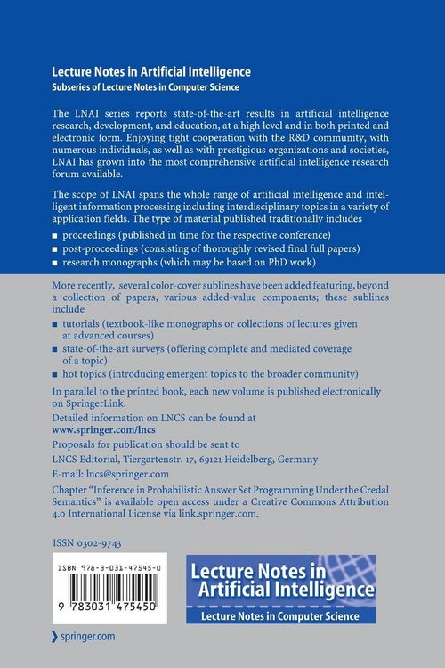 Produktbild: AIxIA 2023 &ndash; Advances in Artificial Intelligence