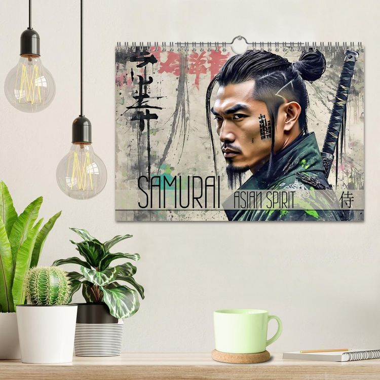 Produktbild: Samurai - Asian Spirit (Wandkalender 2026 DIN A4 quer), CALVENDO Monatskalender