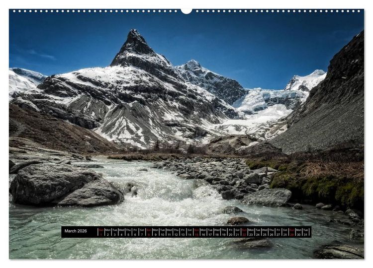 Produktbild: Landscapes of Swiss Alps (High Quality Premium Wall Calendar 2026 DIN A2 landscape),CALVENDO 12 Month Wall Calendar