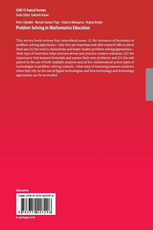 Produktbild: Problem Solving in Mathematics Education