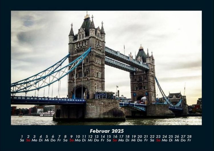 Produktbild: London 2025 Fotokalender DIN A4
