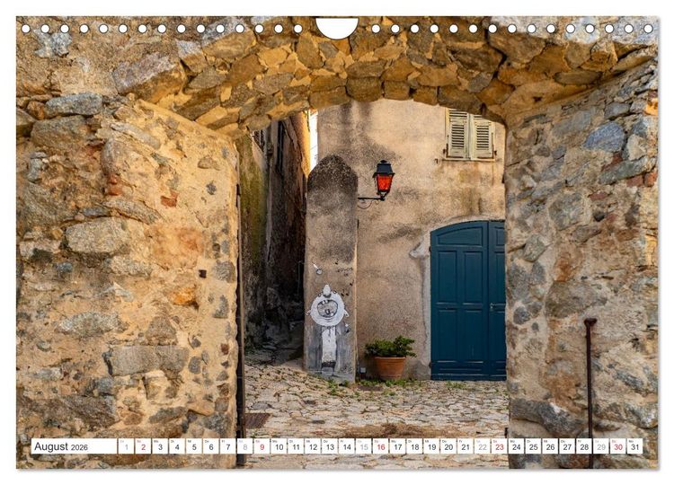 Produktbild: Korsika - Calvi und die Balagne (Wandkalender 2026 DIN A4 quer), CALVENDO Monatskalender