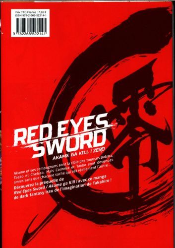 Produktbild: Red eyes sword : akame ga kill ! : zero. Tome 2
