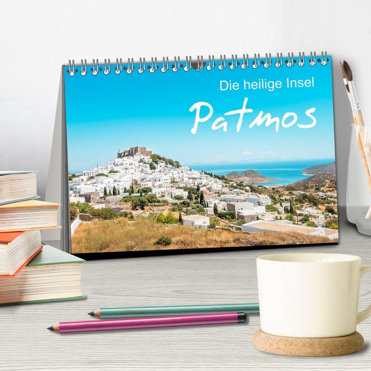 Produktbild: Patmos - Die heilige Insel (Tischkalender 2026 DIN A5 quer), CALVENDO Monatskalender