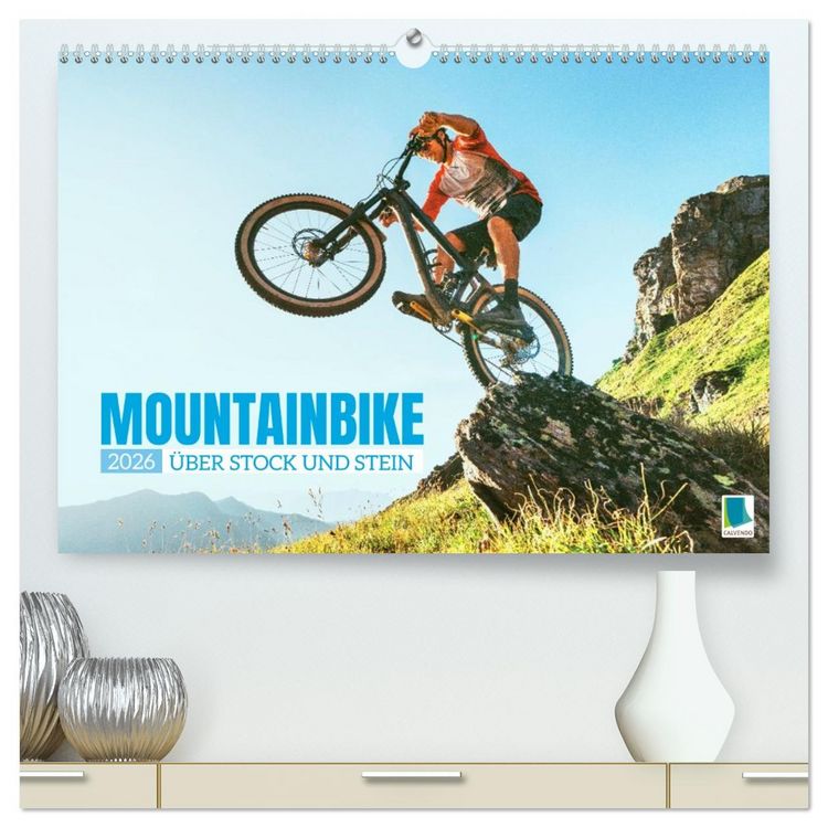 Produktbild: Mountainbike: &Uuml;ber Stock und Stein (hochwertiger Premium Wandkalender 2026 DIN A2 quer), Kunstdruck in Hochglanz