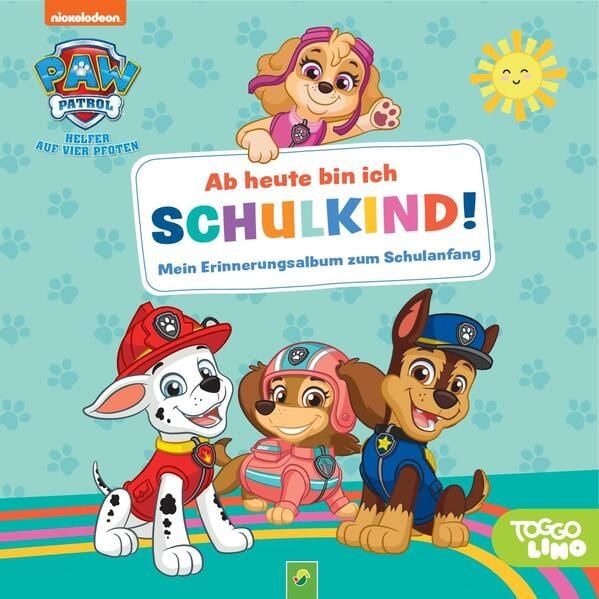 Produktbild: Paw Patrol: Ab heute bin ich Schulkind! Mein Erinnerungsalbum zum Schulanfang