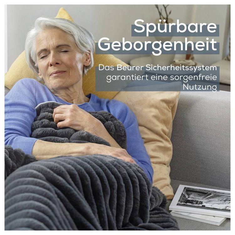 Produktbild: Beurer HD 82 Stockholm Heizdecke Grau