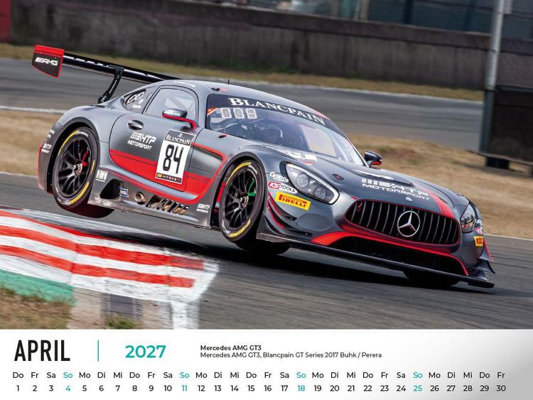 Produktbild: Mercedes im Rennsport Kalender 2027