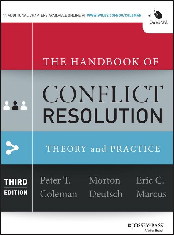 Produktbild: The Handbook of Conflict Resolution - Theory and Practice 3e