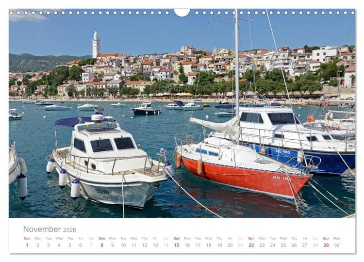 Produktbild: Adriatic Coast Croatia / UK-Version (Wall Calendar 2026 DIN A3 landscape), CALVENDO 12 Month Wall Calendar