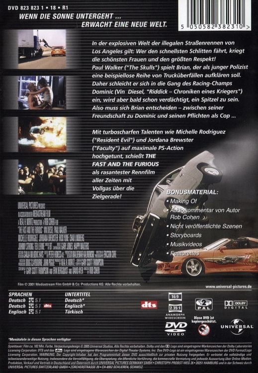 Produktbild: The Fast and the Furious