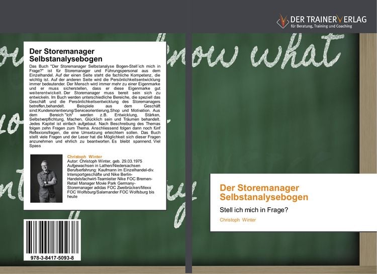 Produktbild: Der Storemanager Selbstanalysebogen