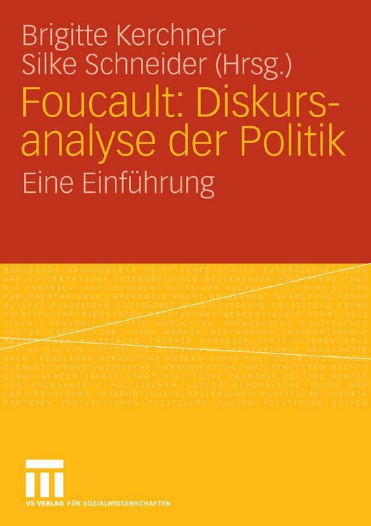 Produktbild: Foucault: Diskursanalyse der Politik