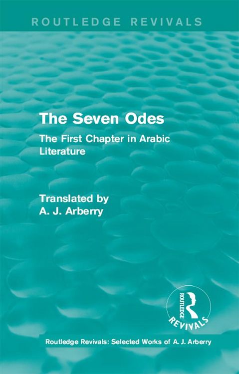 Produktbild: Routledge Revivals: The Seven Odes (1957)
