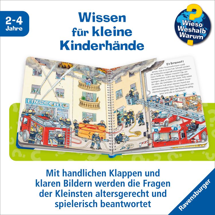 Produktbild: Die Feuerwehr / Wieso? Weshalb? Warum? Junior Bd. 2