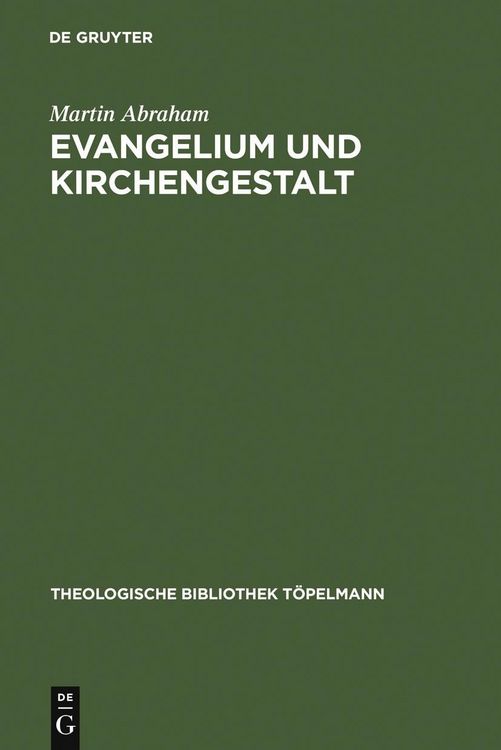 Produktbild: Evangelium und Kirchengestalt