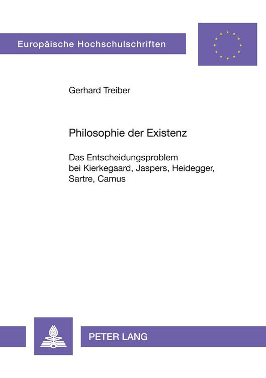 Produktbild: Philosophie der Existenz