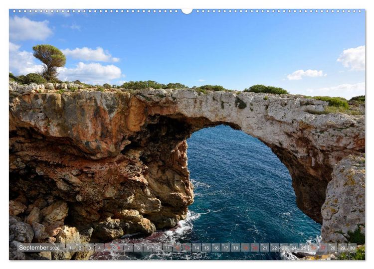 Produktbild: Mallorca Zauberhaftes Licht (hochwertiger Premium Wandkalender 2026 DIN A2 quer), Kunstdruck in Hochglanz